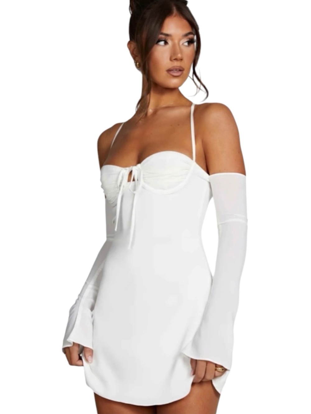 Babyboo FIONA MINI DRESS White Size Small✨🤍